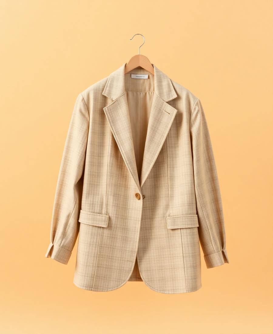 Linnen oversized blazer